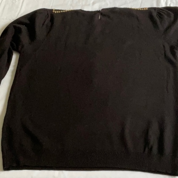 Vintage Regency Collection for Joyce black pullover sweater, lightweight weave - Picture 7 of 9